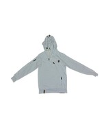 Naketano Brave New World Heather Blue Cowl Neck Hoodie Sweatshirt Sz Med... - $45.60 CAD