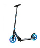 Portable Folding Sports Kick Scooter with LED Wheels-Blue - Color: Blue - $113.08 CAD