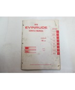 1970 Evinrude 85 HP Starflite Service Réparation Manuel Vitrail Bateau U... - $9.91