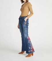 Driftwood farrah cargo x wine plantation jean in Blue - size 24 - $101.97