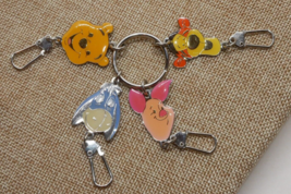Winnie the Pooh &amp; Friends Disney Key Chain Pooh Eeyore Piglet &amp; Tigger C... - £3.92 GBP