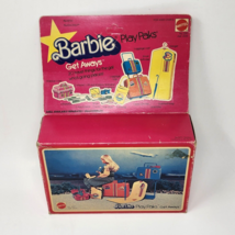 Vintage 1978 Mattel Barbie Doll Get Aways Play Paks # 2317 Travel Luggage In Box - £81.34 GBP