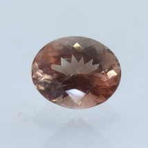 Sunstone Oregon Copper Shiller Orange Precision Faceted 10x8 mm Oval 2.68 carat - £75.41 GBP