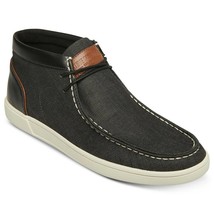 Steve Madden Men High Top Chukka Sneaker Boots Fizzle Size US 12M Black ... - £44.33 GBP