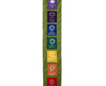 7 Chakra Meditation Wall Hanging Banner Tibetian Buddhist Healing Balanc... - $29.70