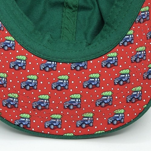 Vineyard Vines Green Holidays Christmas Strapback Hat Jeep Underbill Design Cap Item image 8