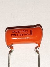 Mallory Cornell Dubilier Orange Drop Tone Capacitor .33 uF 100V 10% Poly... - £0.71 GBP