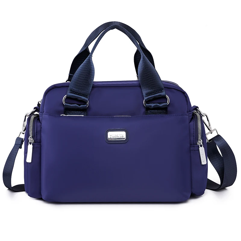 Thread Women Top-handle bag Ladies Shoulder Crossbody Bag Stitching Nylon Travel - £35.45 GBP