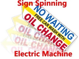 Sign Spinner Machine Building Plans - £102.11 GBP