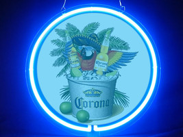 Corona Extra Parrot BeerClub Pub Bar Display Advertising Neon Sign - £63.25 GBP
