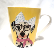 Christopher Vine Mug THE MOB Australia Spotted DOG with Bow Glasses and ... - $12.99