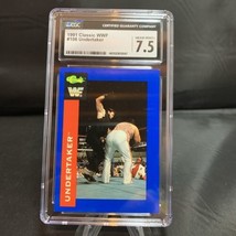 1991 Classic WWF Undertaker RC Rookie #106 CGC 7.5 WWE - $21.78