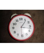 COLLECTABLE VINTAGE RETRO STAIGER WIND UP ALARM CLOCK 8 inches tall works - $71.25
