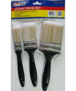 ToolRite 3 PCs 1 in. Flat Cut, 2 in. Flat Cut, 3 in.100% Polyester Paint... - $13.92 CAD