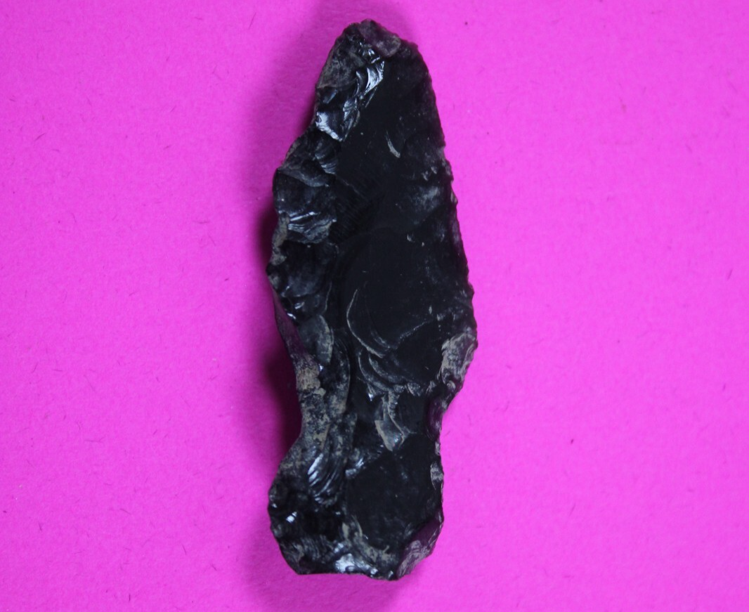 Authentic Pre Columbian Artifact Aztec Arrowhead Battle of Mexico City C... - $29.99