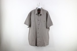 Vintage 90s Streetwear Mens XL Faded Short Sleeve Work Mechanic Button S... - $39.55