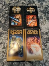 lot of 4 Star Wars VHS #1,2,4 6 THX - £9.34 GBP