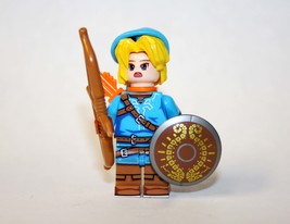 Building Block Link Blue Outfit Legend Of Zelda Nintendo Game Toys Minif... - $10.12 CAD