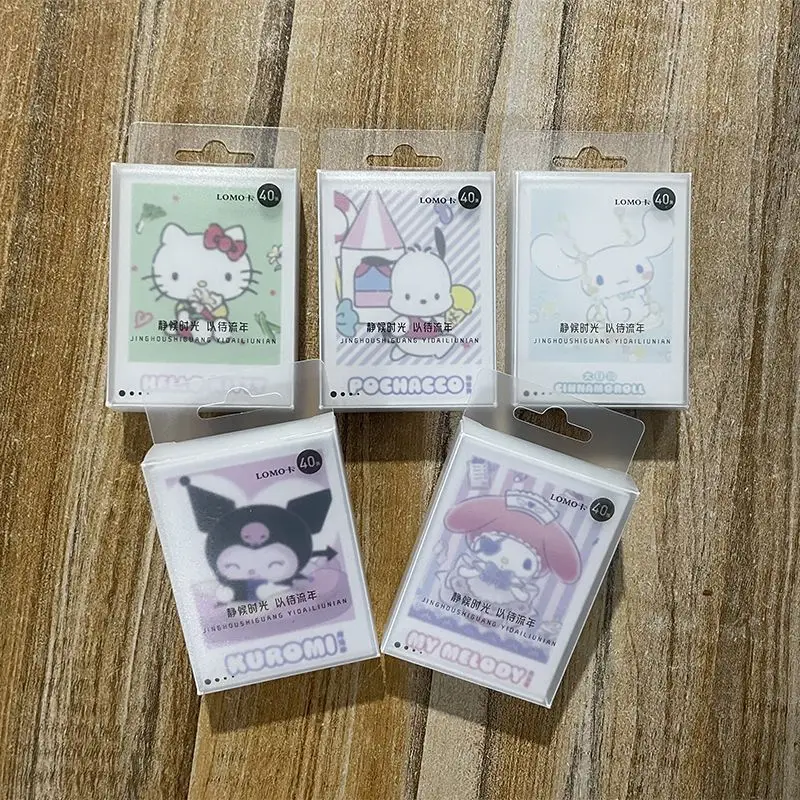 40pcs/set Kawaii Sanrio Exquisite Lomo Cards My Melody Hello Kitty Kuromi  Anime - £10.87 GBP