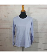 New Balance Women&#39;s Purple Stripe Long Sleeve Shirt Lightning Dry Runnin... - $24.45 CAD