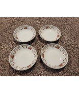 4 - Sheffield Anniversary Porcelain Fine China Fruit Bowls - $21.00