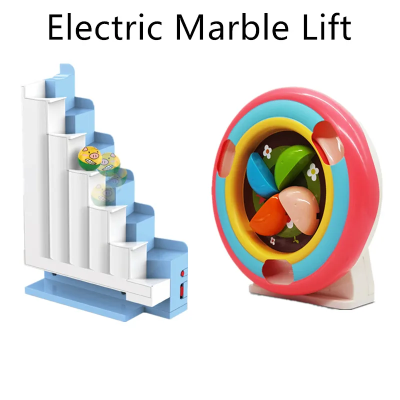 Marble Run Electric Ladder Wheel Special Balls Lift Elevator Maze DIY Track - £31.16 GBP+