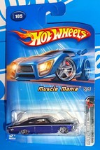 Hot Wheels 2005 Muscle Mania Series #105 1965 Impala Black &amp; Dark Blue w... - £5.09 GBP