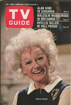 ORIGINAL Vintage February 25, 1967 TV Guide Phyllis Diller 1st Cover - $29.69