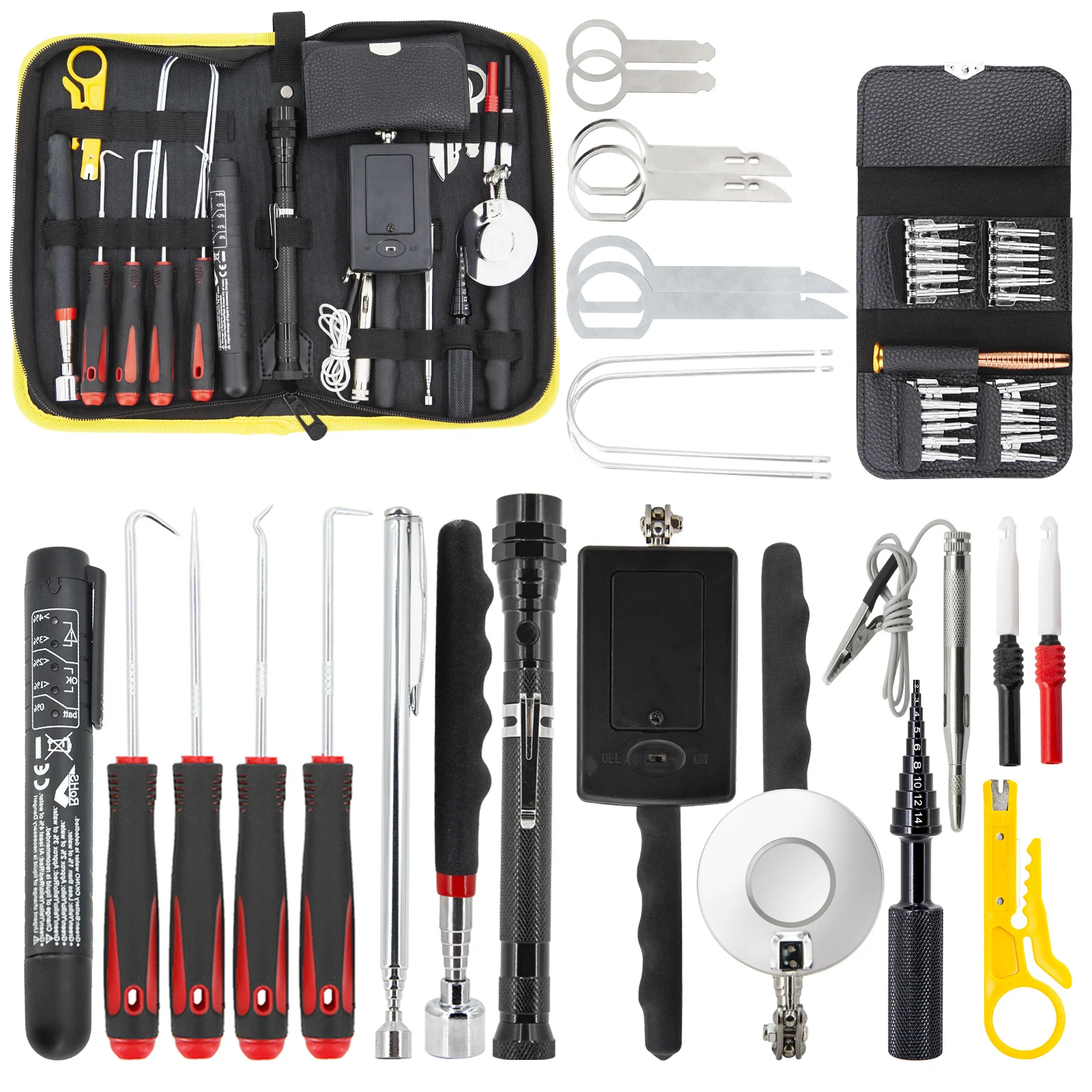 Telescopic Magnetic Pick-Up Tool Set Telescoping Pick Up Sti 360 Swivel Inspecti - $144.07