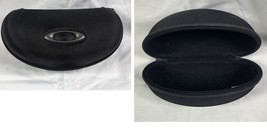 Oakley Hard Case EyeGlass Sunglass Black Zippered Clamshell Black - $18.76