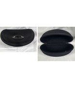 Oakley Hard Case EyeGlass Sunglass Black Zippered Clamshell Black - £14.66 GBP
