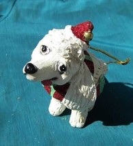 Cutie POODLE Silly Dog Breed Resin Christmas Ornament...Reduced Price - £2.35 GBP