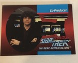 Star Trek Next Generation Trading Card #BTS3 Co Producer Joe Menosky - £1.55 GBP