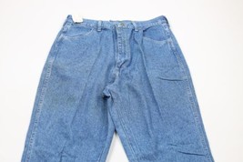 NOS Vintage 90s Streetwear Womens 16 Relaxed Fit Tapered Leg Denim Jeans... - $44.50