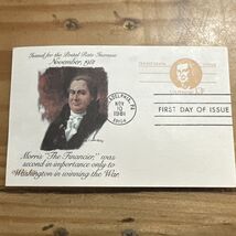 TurtlesTradingPost- Robert Morris Postal Card 1981 #UX93 FDC Fleetwood C... - $4.95