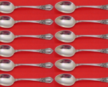 American Victorian by Lunt Sterling Silver Demitasse Spoon Set 12 pieces... - £280.83 GBP