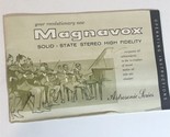 Magnavox Solid State High Fidelity Catalog Brochure Vintage Box3 - £8.69 GBP