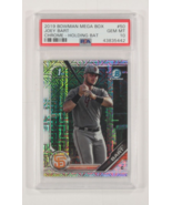 2019 Bowman Mega Box Joey Bart Chrome Holding Bat PSA 10 Gem Mint #50 - $245.47 CAD