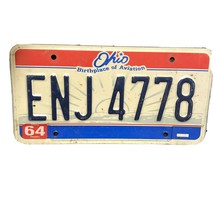 OHIO 2014 License Plate ENJ4778 Birthplace of Aviation Perry County - £11.06 GBP
