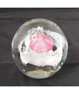 Art Glass Hand Blown Pink Medusa On Doily Dynasty Gallery Paperweight, 2... - £12.03 GBP