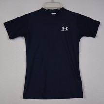 Youth Under Armour Boys Shirt YLG Youth Large T-Shirt Navy Blue - $10.87