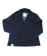 Polo Ralph Lauren RL Mens Navy Blue Sportsman Shawl Collar Button Front ... - $81.39 CAD