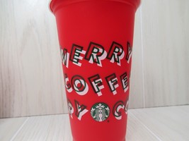 Starbucks red reusable hot cups Christmas 2022 25 Years and Merry Coffee 2019 - £7.86 GBP