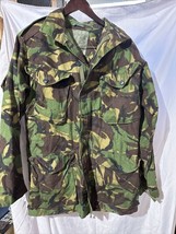 Vintage British Army Combat Jacket Men Large Dmp Smock Temperate Camo Sa... - $49.49