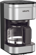 Krups Simply Brew Stainless Steel Drip Coffee Maker 5 Cup, Keep Warm Function, R - £49.75 GBP