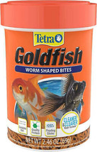 Tetra Goldfish Worm Shaped Bites: Complete Nutrition &amp; Vibrant Pigments ... - $7.87+