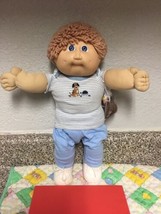 Vintage Cabbage Patch Kid Head Mold #2 Pink champagne Loops Blue Eyes OK Factory - £136.89 GBP