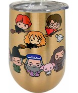 Harry Potter 16982 Anime Chibi Stainless Steel Lidded Stemless Wine Glas... - $452.37 MXN