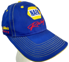 NASCAR NAPA Racing Michael Waltrip Bill Davis Blue Yellow Baseball  Hat - £6.02 GBP
