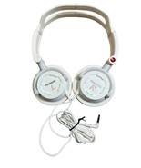 Panasonic Foldz RP-DJS150 Foldable On-Ear Headphones, White, Tested Working - $19.34